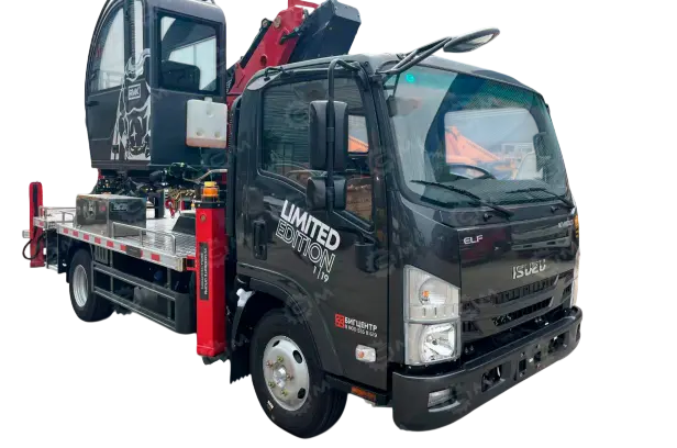 Автовышка на шасси ISUZU 4Х2 дв 94kw, высота подъёма 30м рестайлинговая кабина лебедка 50кг
