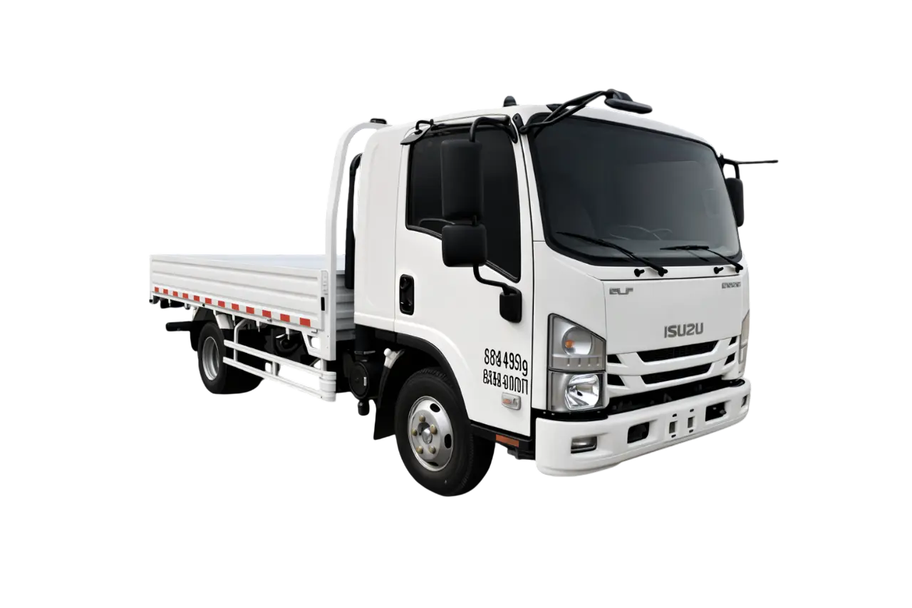 Бортовой грузовик ISUZU 4x2 дв 96kw KV100 кузов 3790х2100х400 со спальником