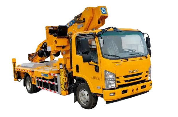 Автовышка XCMG GKS32 на шасси ISUZU 4Х2 дв 139kw высота подъёма 32м