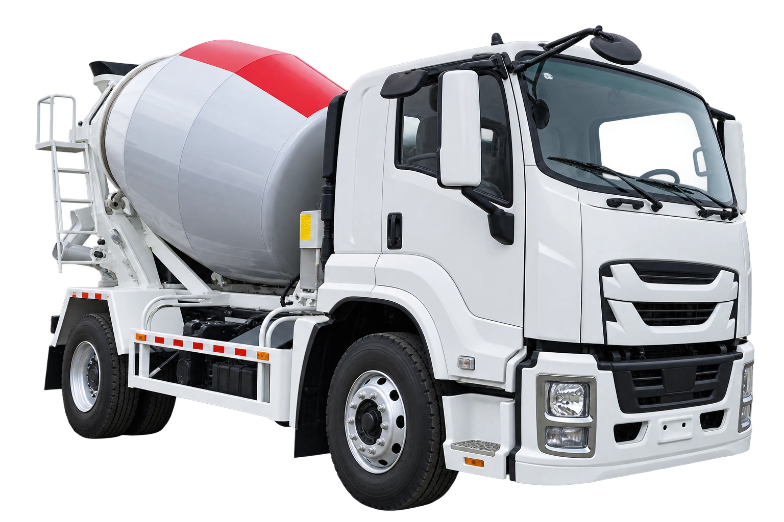 Автобетоносмеситель на шасси ISUZU 4х2 дв 150kw бочка 6 m³
