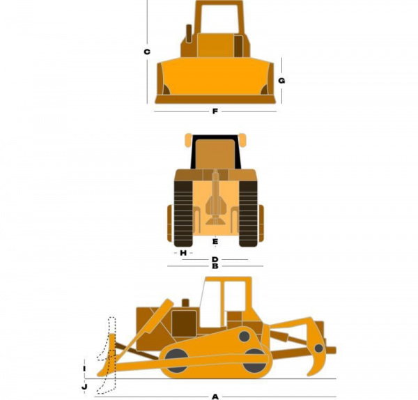 Бульдозер ZAUBERG B7XW