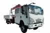 Бортовой грузовик ISUZU 4x2 дв 139kw гп 5 тонн с кму UNIC URV374K гп 3,2т, 4 секции, стрела 9,8м кузов 6300х2400х550