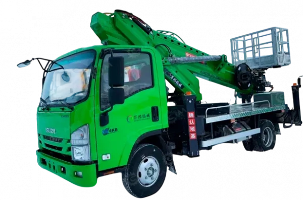 Автовышка Qingling GKS30.5 на шасси ISUZU 4Х2 дв 125kw кабина EST7 высота подъёма 30,5м гп люльки 200кг