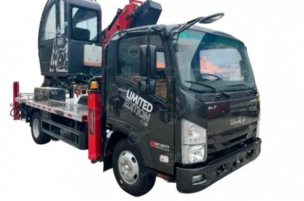 Автовышка на шасси ISUZU 4Х2 дв 94kw, высота подъёма 30м рестайлинговая кабина лебедка 50кг