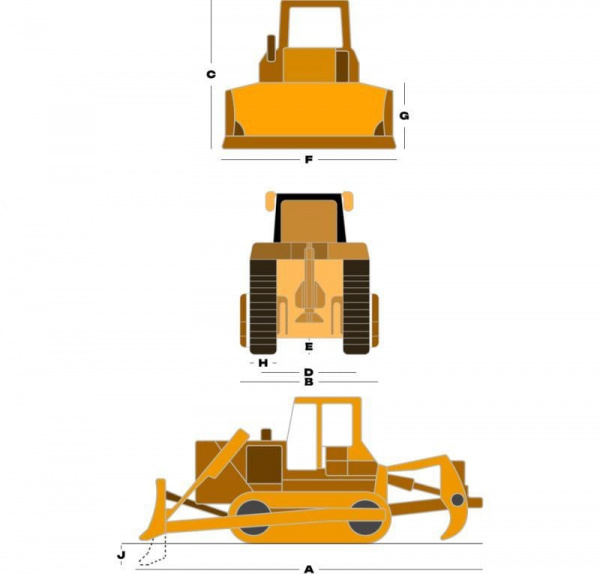 Бульдозер ZAUBERG B7W