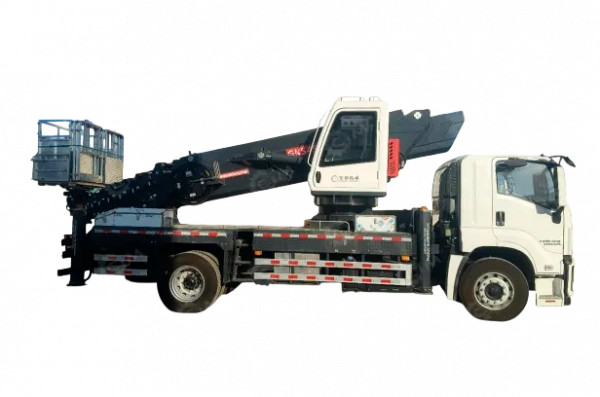 Автовышка WANBANG на шасси ISUZU 4Х2 дв 151Kw высота подъёма 45м