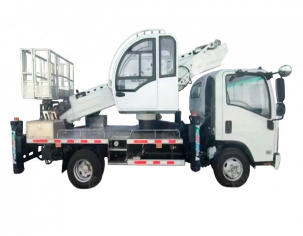 Автовышка WANBANG GKS32 на шасси ISUZU 4Х2 дв 94kw высота подъёма 32м