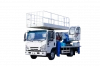Автовышка на шасси ISUZU 4Х2 дв 96Kw высота подъёма 23м гп корзины 1 тонна