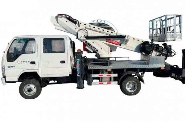 Автовышка WANBANG GKS24 на шасси ISUZU 4Х2 дв 96Kw. высота подъёма 24м двойная кабина