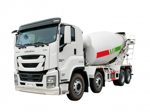 Автобетоносмеситель на шасси ISUZU 8х4 дв 279kw бочка 9 m³