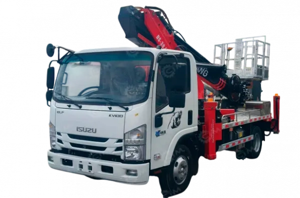 Автовышка WANBANG GKS24 на шасси ISUZU 4Х2 дв 96Kw. высота подъёма 24м без кабины оператора