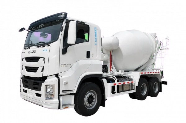 Автобетоносмеситель на шасси ISUZU 6х6 дв 279kw бочка 8 m³