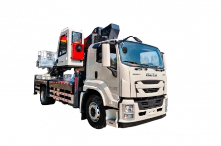Автовышка на шасси ISUZU 4Х2 дв 221Kw. высота подъёма 56м купить c быстрой доставкой от компании Motorium в Уфе