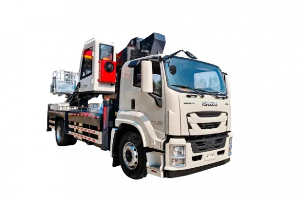 Автовышка на шасси ISUZU 4Х2 дв 221Kw. высота подъёма 55м