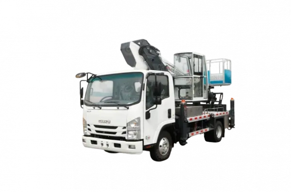 Автовышка WANBANG GKS33 на шасси ISUZU 4Х4 дв 139kw высота подъёма 33м