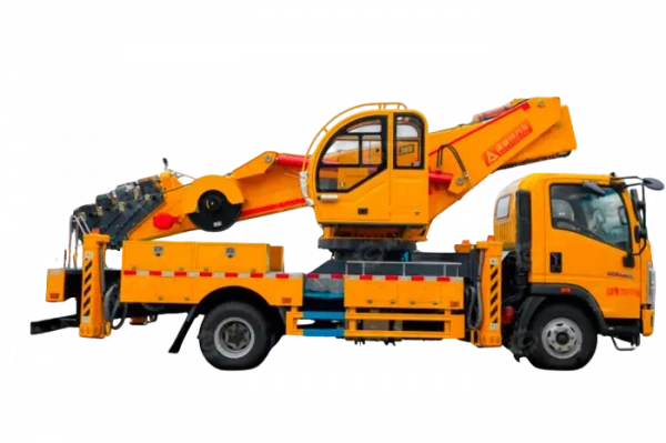 Автовышка WANBANG GKS32 на шасси ISUZU 4Х2 дв 139kw высота подъёма 32м гп люльки 400кг