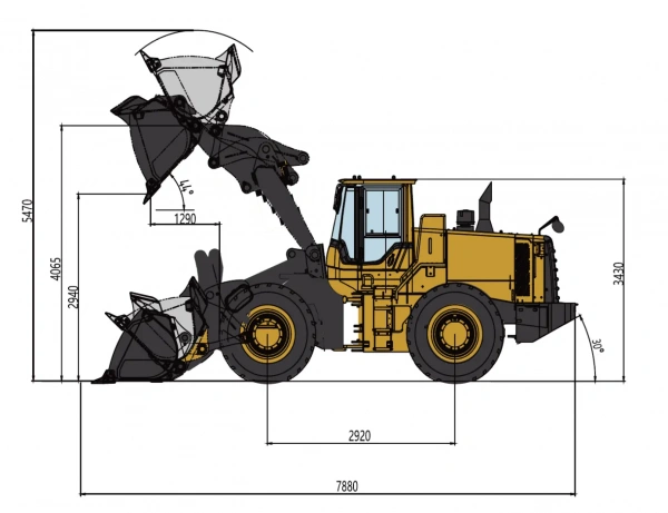 Фронтальный погрузчик WL855F-N